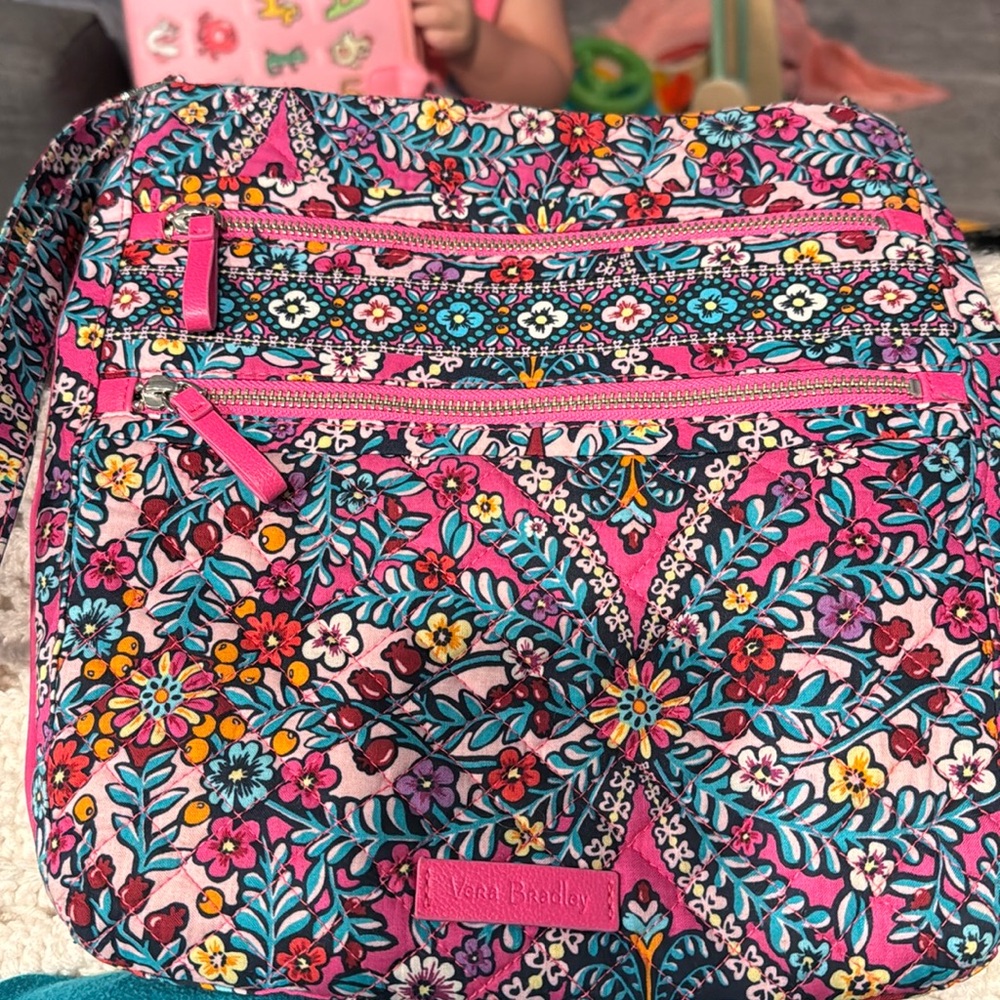 Multi-Colored Flower Patterned Vera Bradley. - image 1